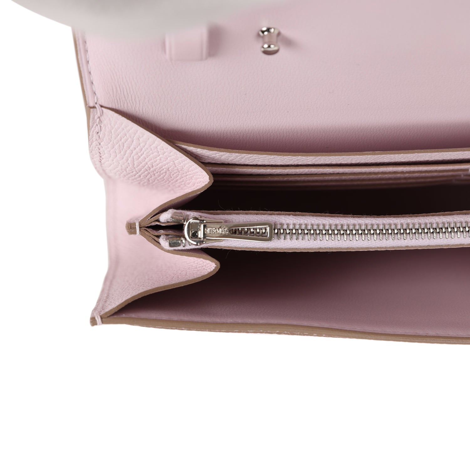 Constance To Go Wallet in Rouge H Epsom with Palladium Hardware