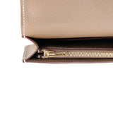 Hermes Roulis Slim Wallet Etoupe Evercolor Gold Hardware