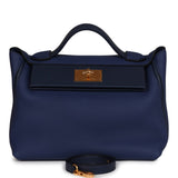 Hermes 24/24 29 Bleu Saphir Togo and Bleu Navy Swift Gold Hardware