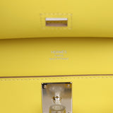 Hermes Mini Jypsiere Lime Swift Palladium Hardware