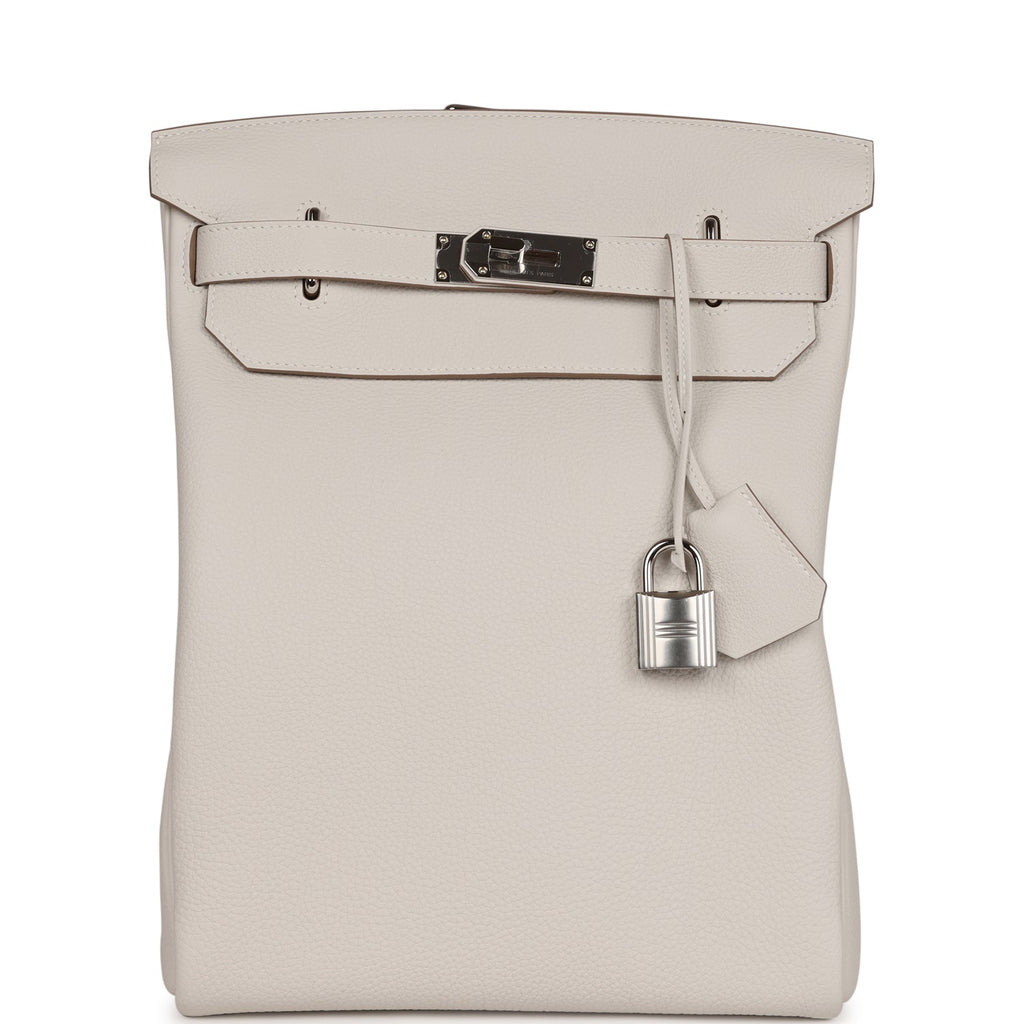 Hermes Hac A Dos GM Backpack Gris Pale Togo Palladium Hardware – Madison  Avenue Couture