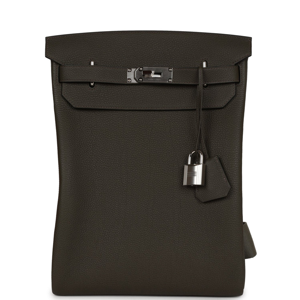 Hermès Hac a Dos GM backpack $9,550 Vert-De-Gris Togo US H083591CKC6