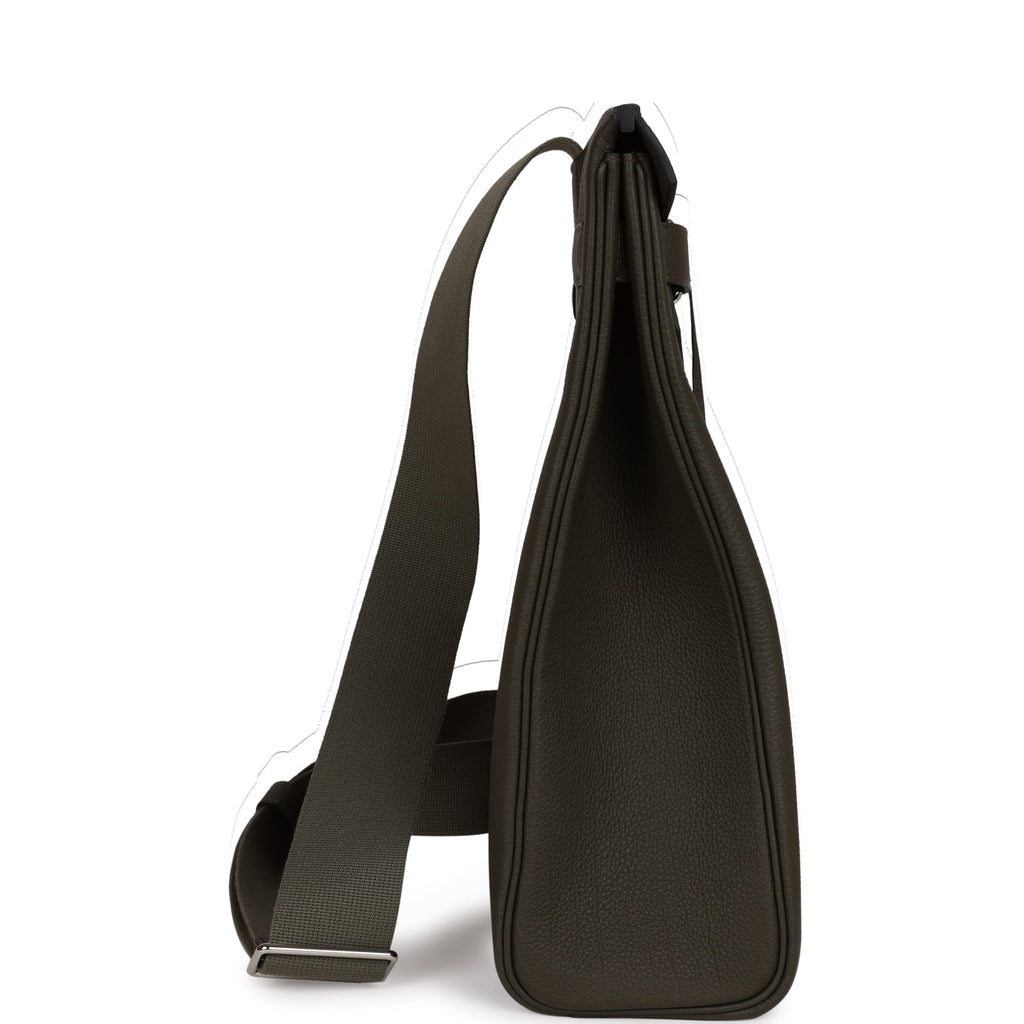 Hermès Hermès Hac a Dos 26 Togo Leather Backpack-Vert de Gris Silver  Hardware (Backpacks)