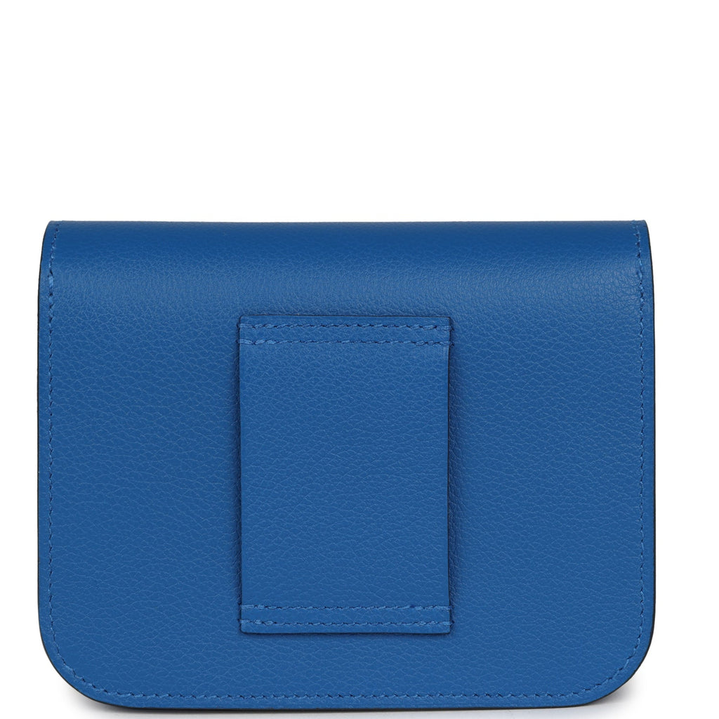 Hermès Constance Slim wallet $2,925 Bleu De Prusse Evercolor