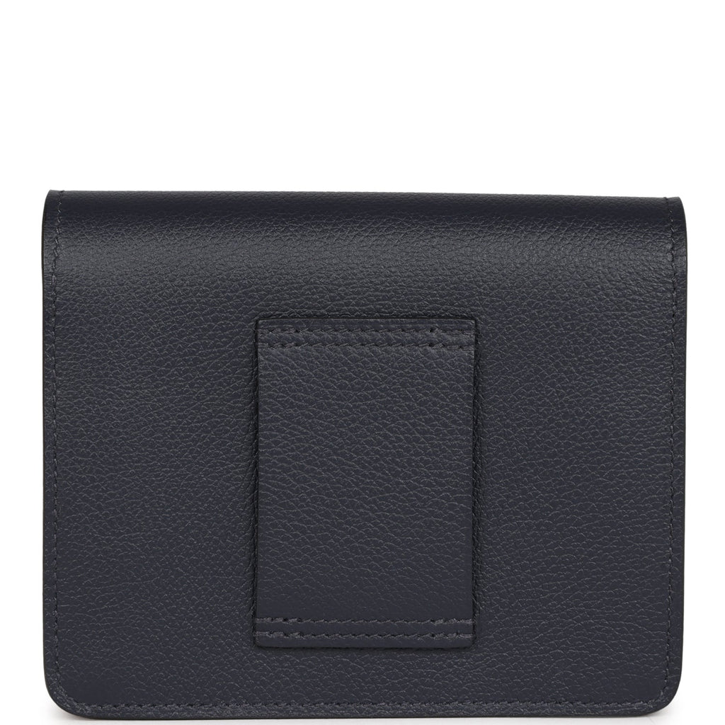 Hermes Roulis Slim Wallet Bleu Nuit Evercolor Permabrass Hardware