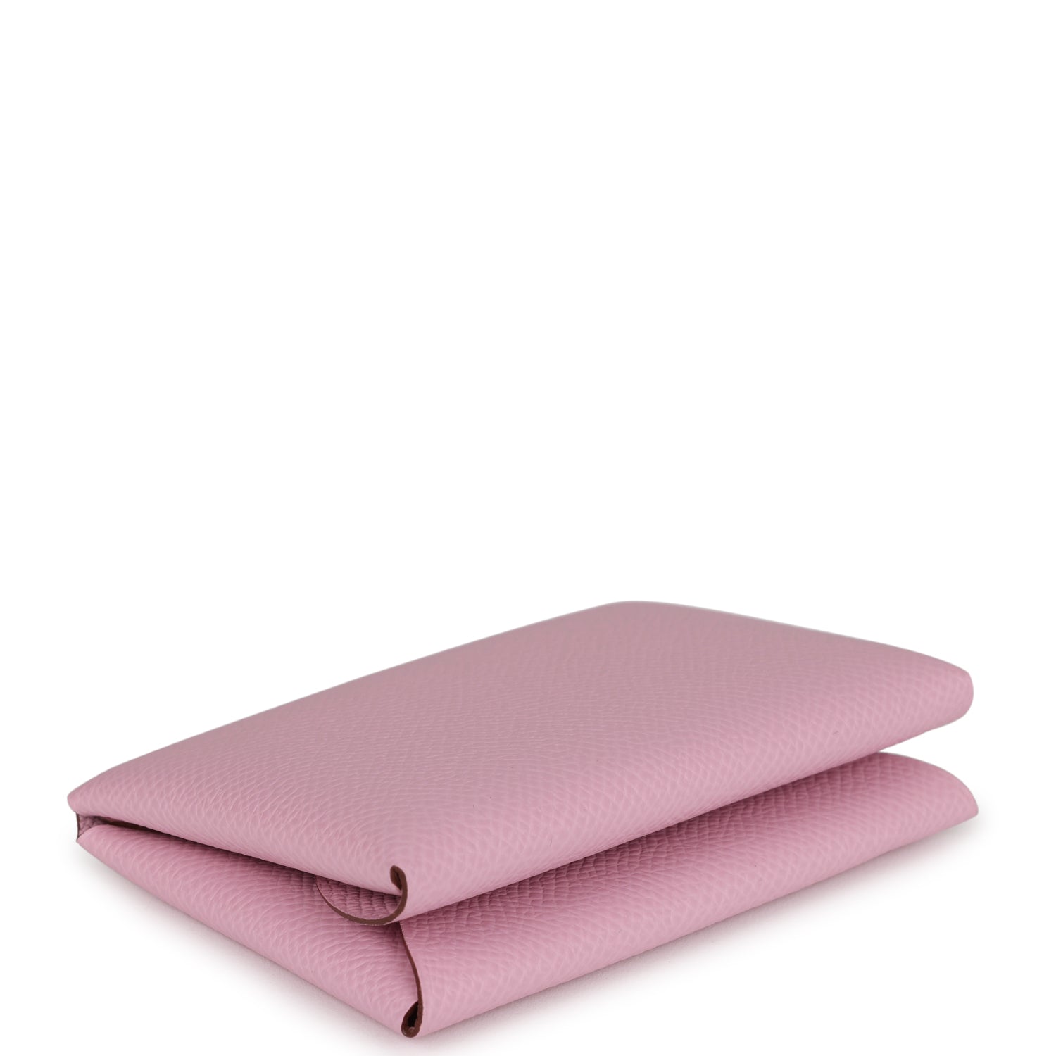 CALVI DUO COMPACT CARD HOLDER IN VIOLET POP EPSOM CALFSKIN main image 1