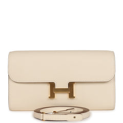 Hermes Constance To Go Wallet Nata Epsom Gold Hardware