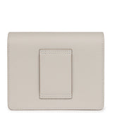 Hermes Roulis Slim Wallet Gris Perle Evercolor Palladium Hardware
