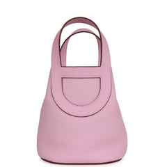Hermes In-The-Loop 18 Mauve Sylvestre Clemence and Swift Palladium Hardware
