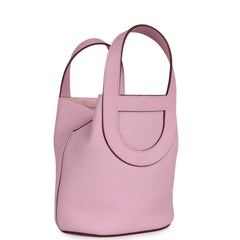 Hermes In-The-Loop 18 Mauve Sylvestre Clemence and Swift Palladium Hardware