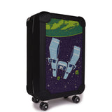 Hermes R.M.S. Odyssey Cabine 55 Rolling Suitcase Multicolor Canvas