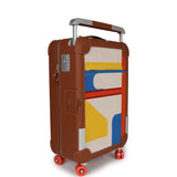 Hermes R.M.S. Cabine 55 Rolling Suitcase Multicolor Canvas
