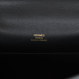 Hermes Kelly Pochette Black Swift Gold Hardware