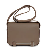 Hermes Geta Etoupe Chevre Palladium Hardware