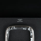 Hermes Della Cavalleria Elan Black Epsom Palladium Hardware