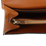 Hermes Constance To Go Wallet Toffee Epsom Gold Hardware