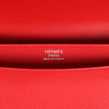 Hermes 2002-20 Rouge De Coeur Evercolor Palladium Hardware