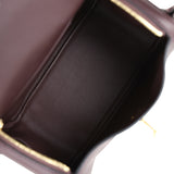 Hermes Mini Lindy Rouge Sellier Swift and Matte Alligator Touch Gold Hardware