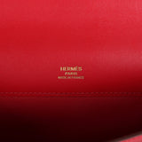 Pre-owned Hermes Kelly Cut Rouge Casaque Swift Gold Hardware