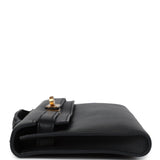 Hermes Kelly Cut Black Swift Gold Hardware