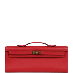 Hermes Kelly Cut Rouge Tomate Swift Gold Hardware