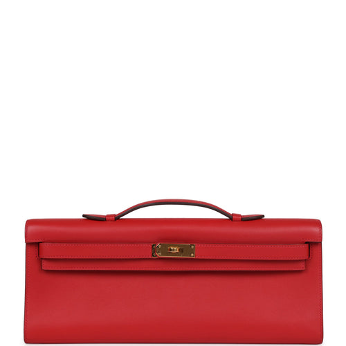 Hermes Kelly Cut Rouge Tomate Swift Gold Hardware