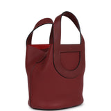 Hermes In-The-Loop 18 Rouge H Clemence and Swift Gold Hardware