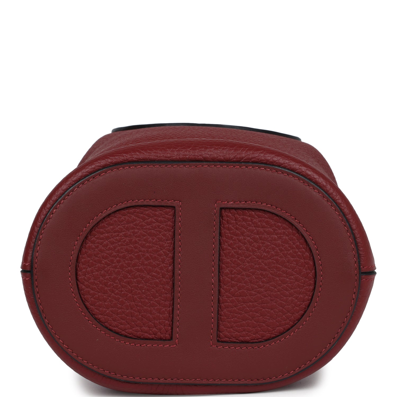 HERMES 25S IN THE LOOP 18 IN BLACK CALFSKIN SILVER HARDWARE