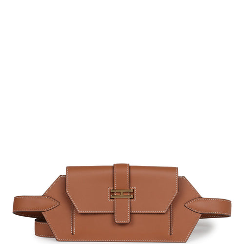 Hermes Elan Pocket Belt 24 Gold Swift Gold Hardware