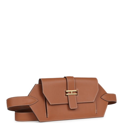 Hermes Elan Pocket Belt 24 Gold Swift Gold Hardware