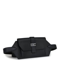 Hermes Elan Pocket Belt 24 Black Swift Palladium Hardware