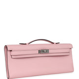 Hermes Kelly Cut Rose Sakura Swift Palladium Hardware