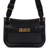 Hermes Jypsiere Mini Black Evercolor Gold Hardware