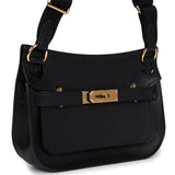 Hermes Jypsiere Mini Black Evercolor Gold Hardware