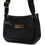 Hermes Jypsiere Mini Black Evercolor Gold Hardware