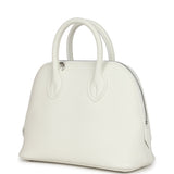 Hermes 1923 Bolide Mini White Evercolor Palladium Hardware