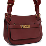 Hermes Jypsiere Mini Rouge H Evercolor Gold Hardware