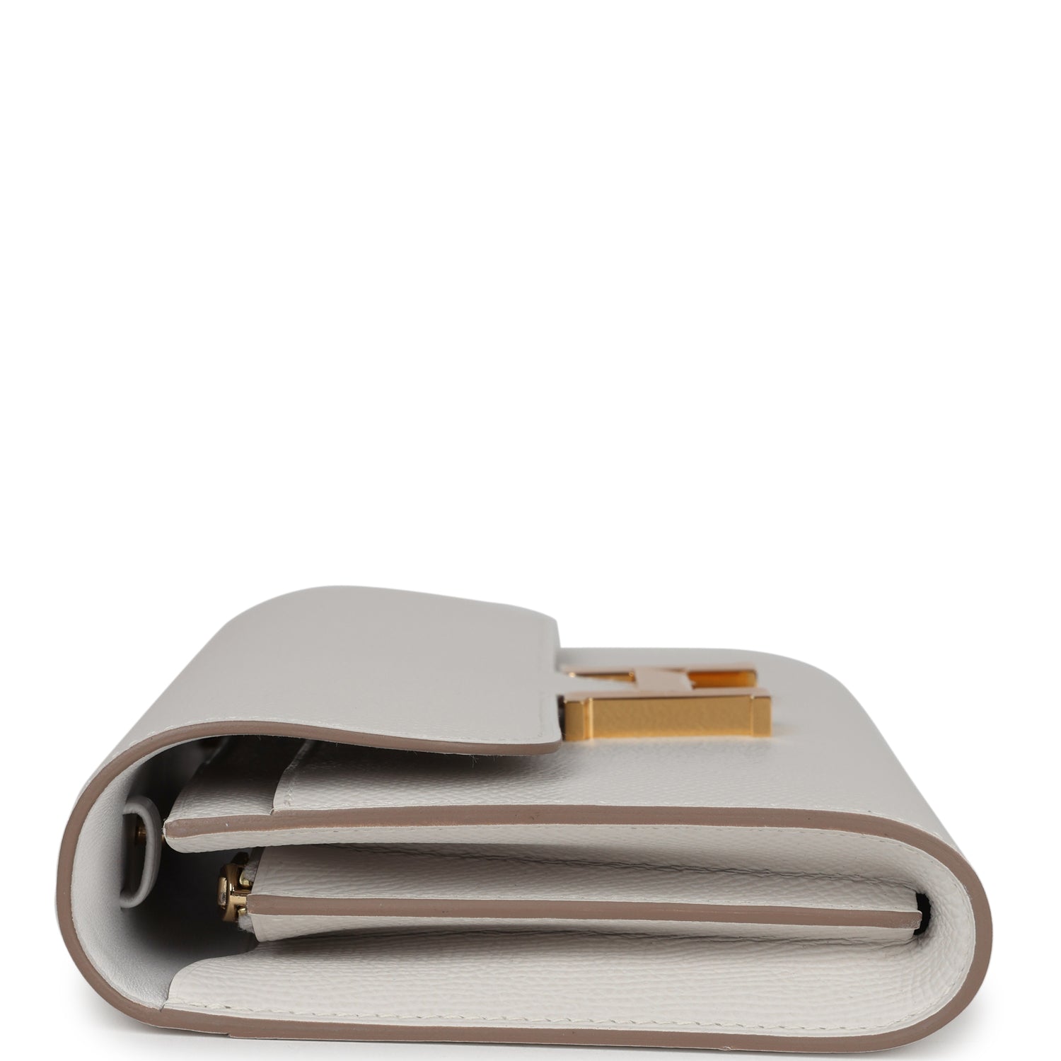 Hermes Constance To Go Wallet Gris Pale Epsom Gold Hardware