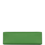 Hermes Kelly Pochette Vert Yucca Swift Gold Hardware