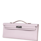 Hermes Kelly Cut Mauve Pale Swift Palladium Hardware