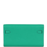 Hermes Kelly Wallet To Go Menthe Chevre Gold Hardware