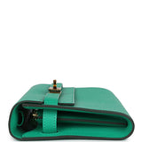 Hermes Kelly Wallet To Go Menthe Chevre Gold Hardware