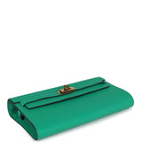 Hermes Kelly Wallet To Go Menthe Chevre Gold Hardware