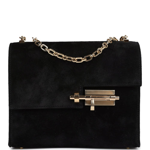 Hermes Mini Verrou Chaine Bag Black Doblis Permabrass Hardware