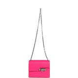 Hermes Mini Verrou Chaine Bag Rose Pop Chevre Chamkila Palladium Hardware