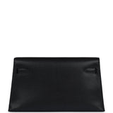 Hermes Kelly Elan Black Chevre Chamkila Gold Hardware