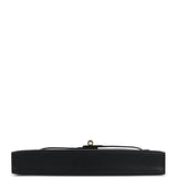 Hermes Kelly Elan Black Chevre Chamkila Gold Hardware