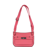 Hermes Mini Jypsiere Rose Azalee Swift Palladium Hardware