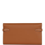 Hermes Kelly Long Wallet Gold Epsom Palladium Hardware