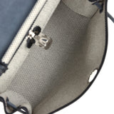 Hermes Herbag Zip 31 PM Black and White Criss Viking Toile and Hunter Palladium Hardware